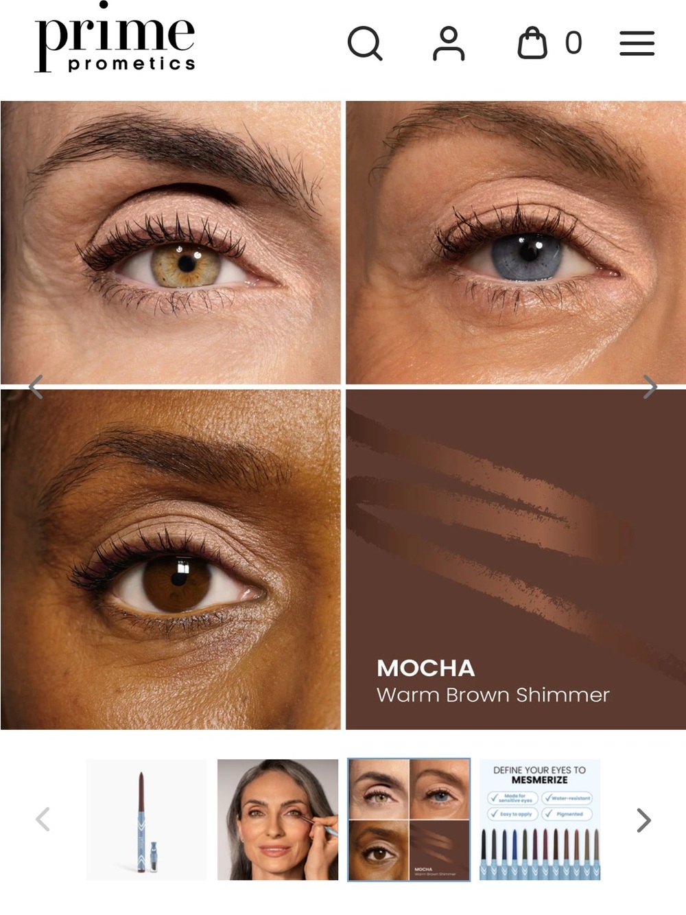 Prime Prometics Mocha Shimmer Eye Pencil